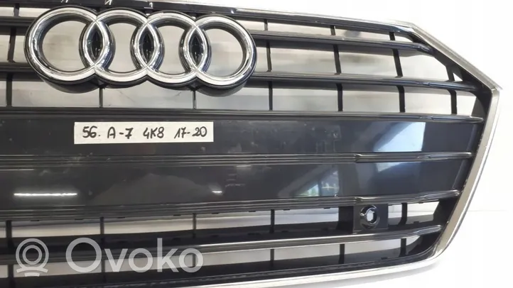 Audi A7 S7 4K8 Griglia superiore del radiatore paraurti anteriore 4k8853651