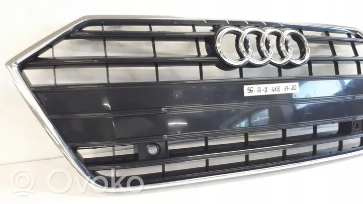 Audi A7 S7 4K8 Griglia superiore del radiatore paraurti anteriore 4k8853651