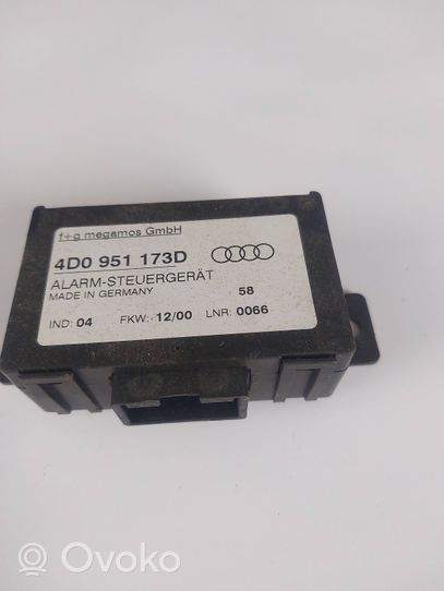 Audi A4 S4 B7 8E 8H Centralina/modulo allarme 4D0951173D