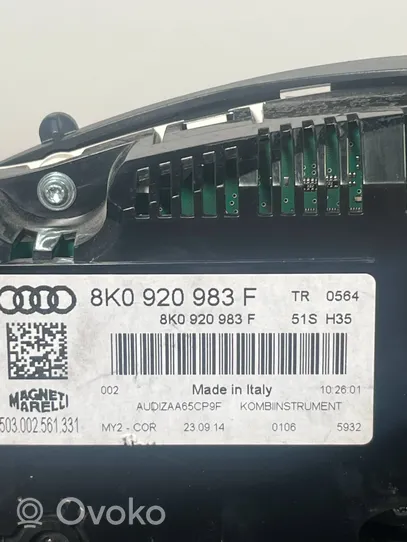 Audi A4 S4 B8 8K Tachimetro (quadro strumenti) 8K0920983F