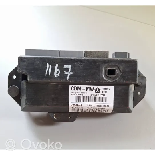 Chrysler 300 - 300C Door control unit/module 56038722AL