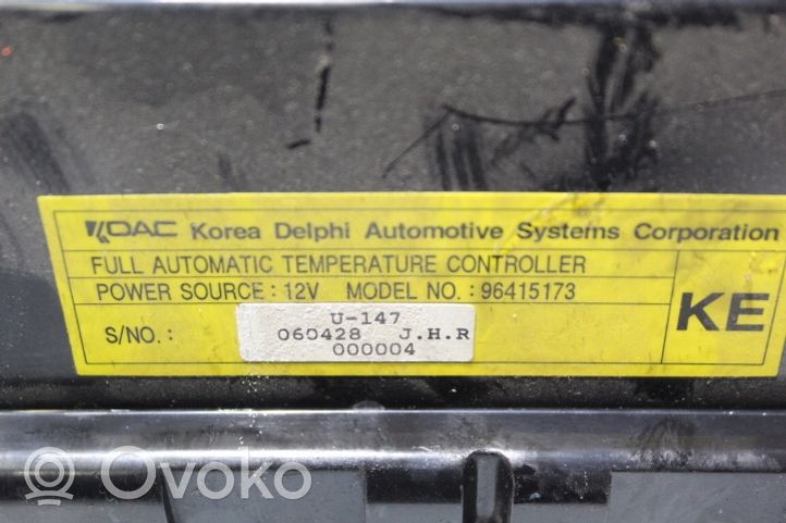Chevrolet Tacuma Climate control unit 96415173