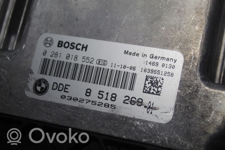 BMW 3 E90 E91 Engine control unit/module ECU 0281018552