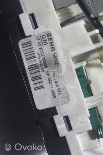 Opel Zafira A Interior fan control switch 