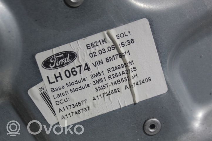 Ford Focus C-MAX Mechanizm podnoszenia szyby tylnej bez silnika 