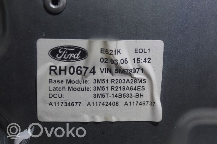 Ford Focus C-MAX Front window lifting mechanism without motor 