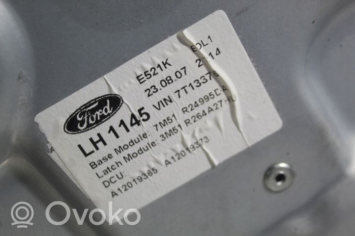 Ford C-MAX I Mechanizm podnoszenia szyby tylnej bez silnika 