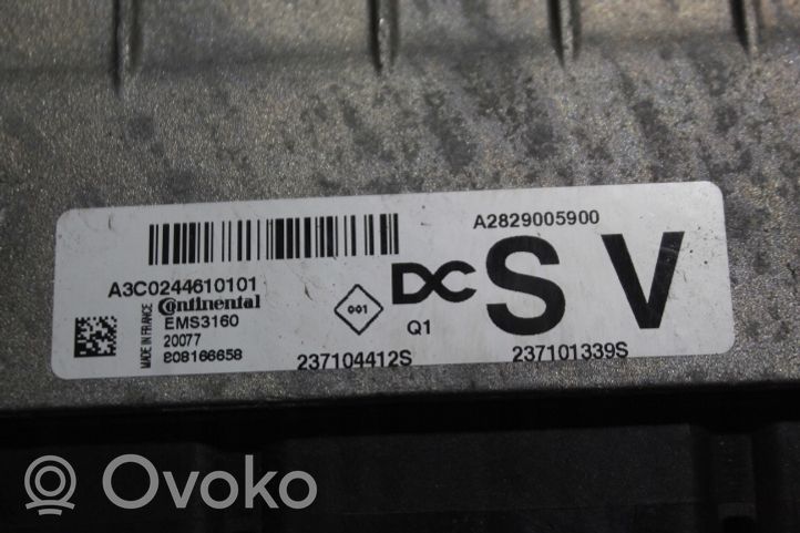 Dacia Dokker Блок управления двигателем ECU A3C0244610101