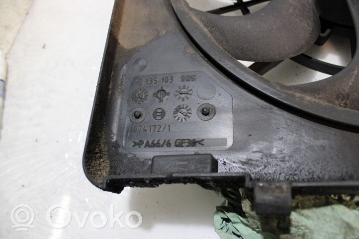 Opel Zafira B Ventilateur, condenseur de climatisation 0130303304