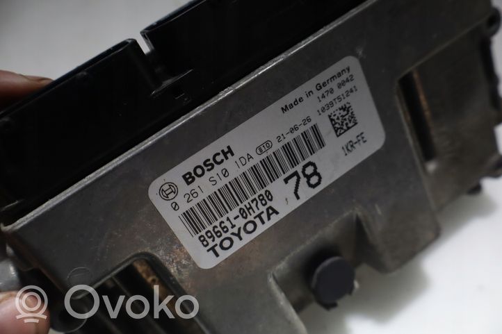 Toyota Aygo AB40 Komputer / Sterownik ECU silnika 0261S101DA