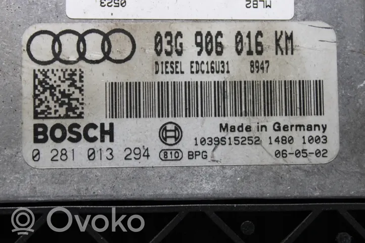 Audi A4 S4 B7 8E 8H Centralina/modulo motore ECU 0281013294