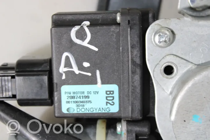 Opel Antara Front window lifting mechanism without motor 