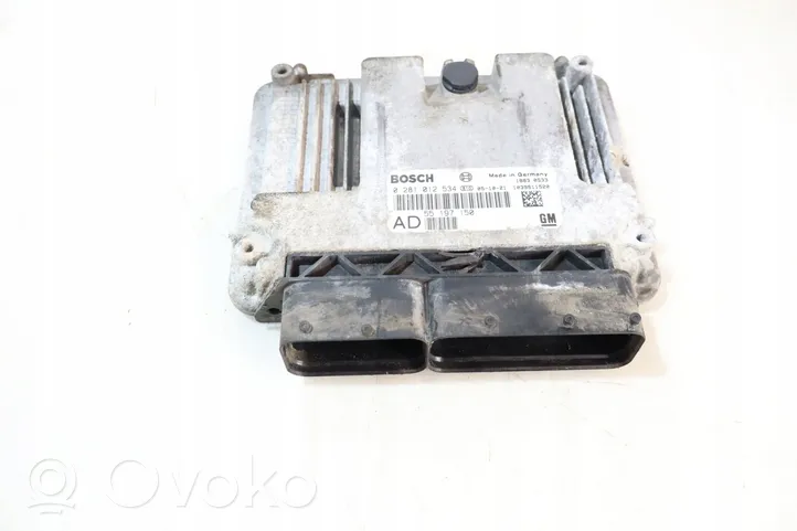 Opel Vectra C Motorsteuergerät ECU 0281012534