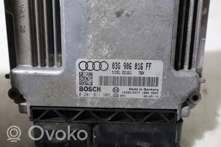 Audi A3 S3 8P Engine control unit/module ECU 0281011905