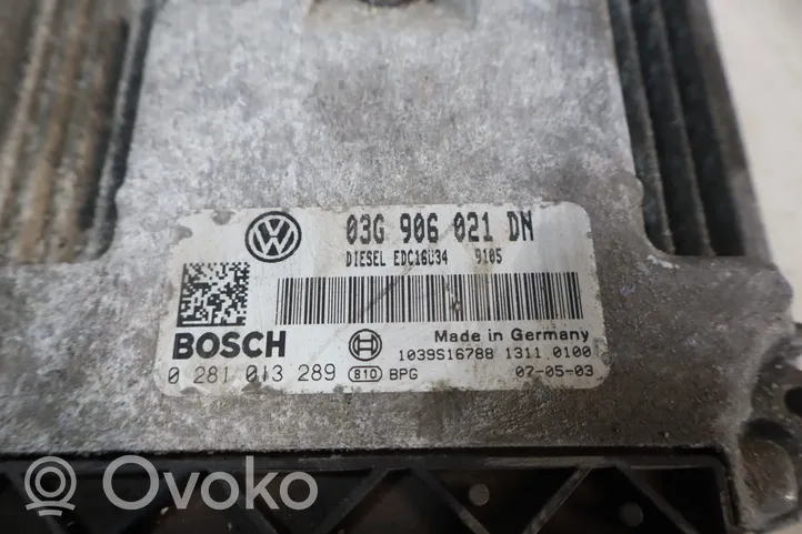 Skoda Octavia Mk2 (1Z) Centralina/modulo motore ECU 