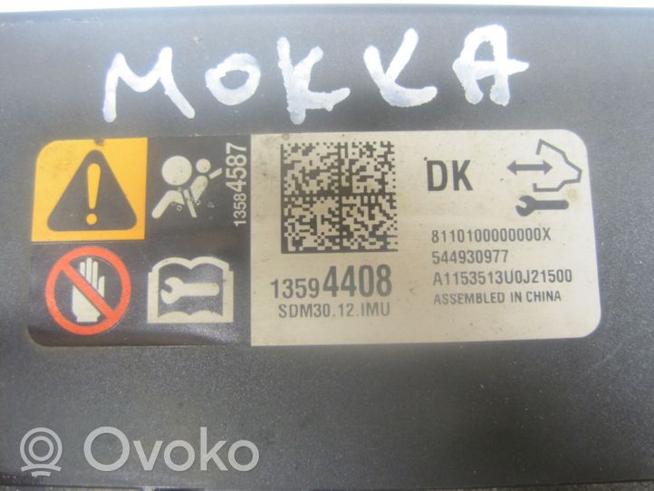 Opel Mokka X Module de contrôle airbag 13594408
