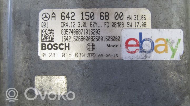 Mercedes-Benz GL X164 Motora vadības bloka ECU A6421506800