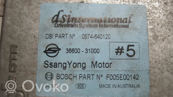 SsangYong Actyon Sterownik / Moduł skrzyni biegów 3660031000