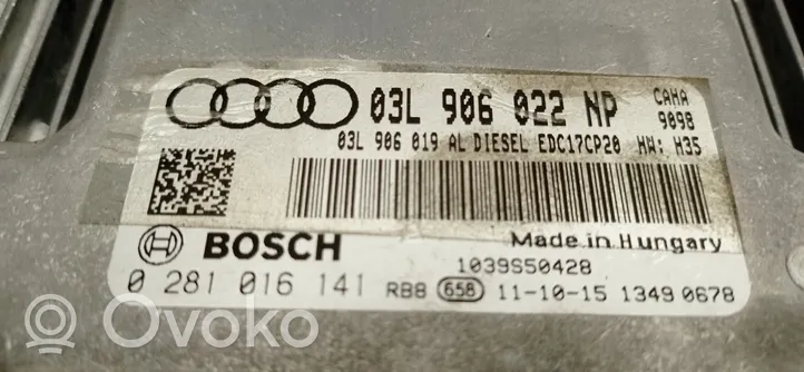Audi A4 S4 B8 8K Moottorin ohjainlaite/moduuli 03L906022NP