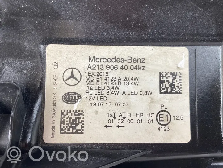 Mercedes-Benz E W213 Etu-/Ajovalo A2139064004
