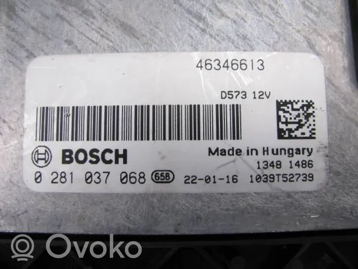 Fiat 500X Komputer / Sterownik ECU silnika 46346613