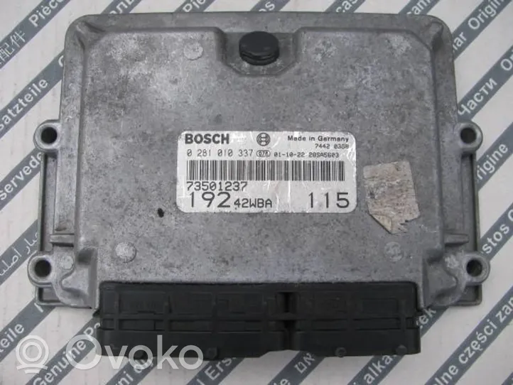 Fiat Stilo Engine control unit/module ECU 73501237