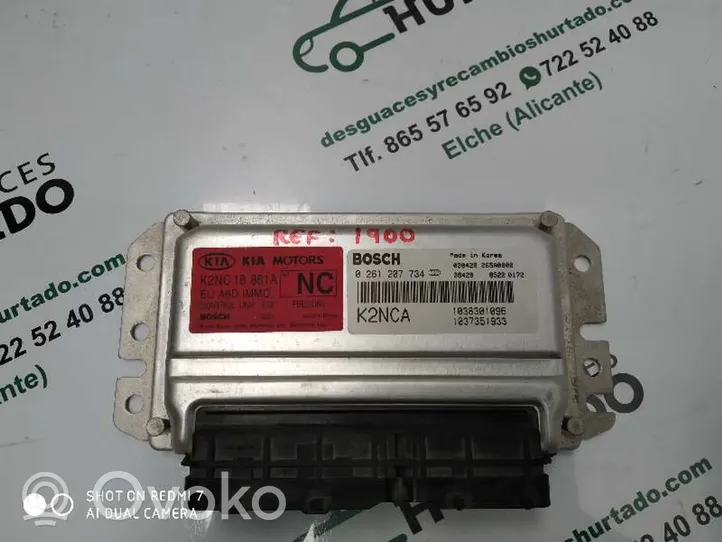 KIA Shuma Motorsteuergerät/-modul 0261207734
