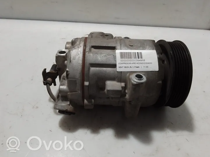 Seat Ibiza III (6L) Air conditioning (A/C) compressor (pump) 6Q0820808D