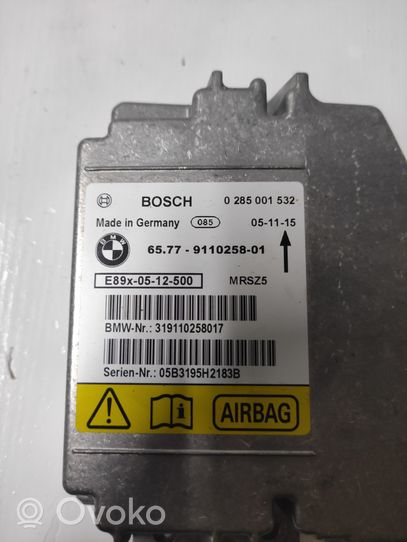 BMW 3 E90 E91 Airbag control unit/module 319110258017