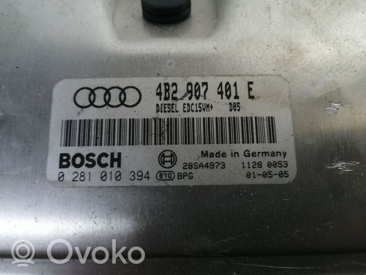 Audi A6 S6 C5 4B Motorsteuergerät/-modul 4B2907401E