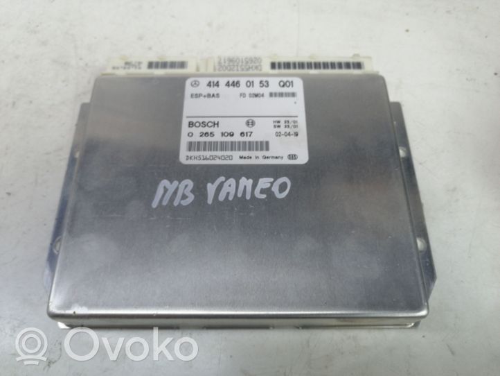 Mercedes-Benz Vaneo W414 ESP (stabilumo sistemos) valdymo blokas 4144460153