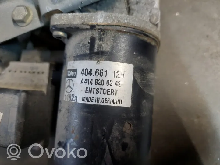 Mercedes-Benz Vaneo W414 Mechanizm i silniczek wycieraczek szyby przedniej / czołowej A4148200342