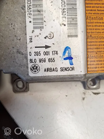 Volkswagen PASSAT B5 Turvatyynyn ohjainlaite/moduuli 8L0959655
