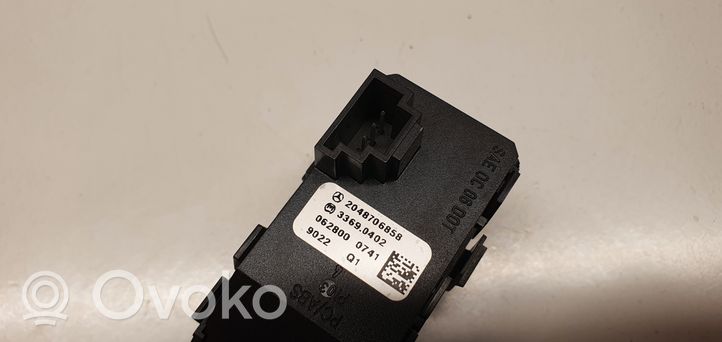 Mercedes-Benz C W204 Hazard light switch A2048706858