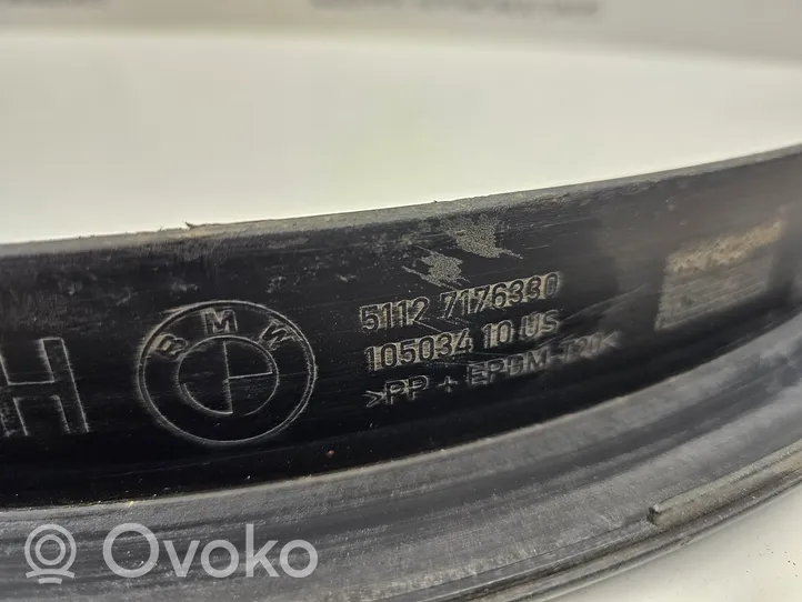 BMW X6 E71 Takalokasuojan koristelista 7176330