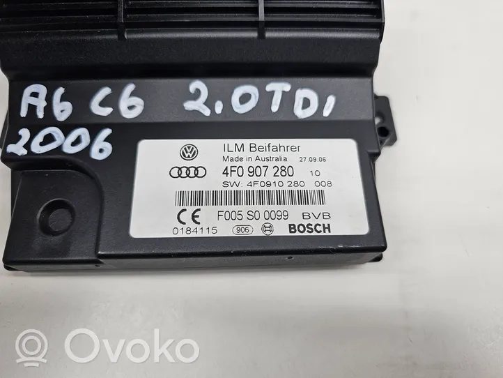 Audi A6 S6 C6 4F Autres unités de commande / modules 4F0907280