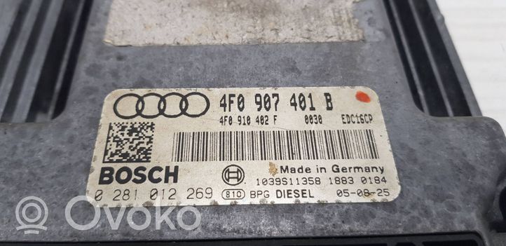 Audi A6 S6 C6 4F Variklio valdymo blokas 4F0907401B