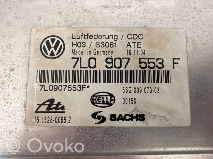 Volkswagen Touareg I Sterownik / Moduł zawieszenia pneumatycznego 7L0907553F