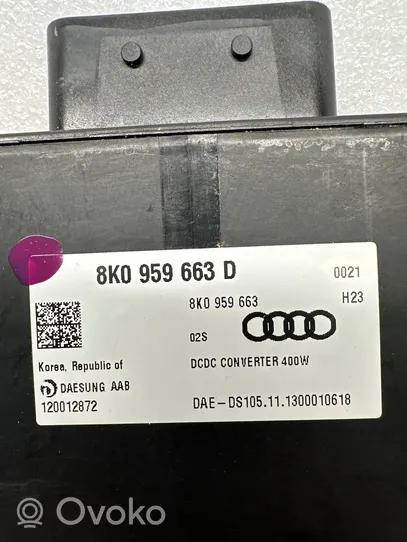 Audi A6 S6 C7 4G Autres unités de commande / modules 8K0959663D