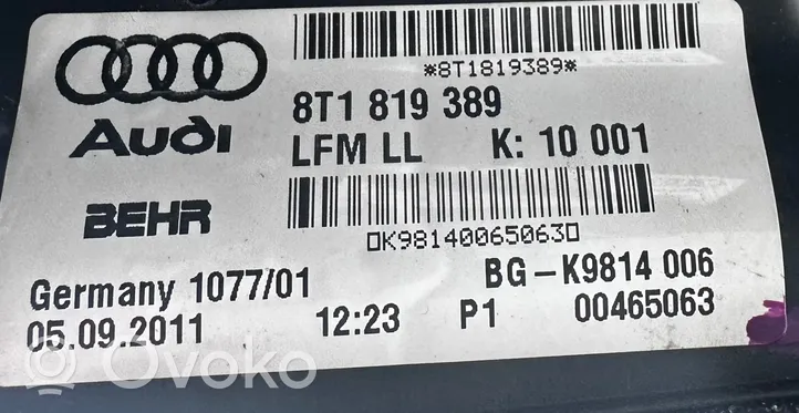 Audi A4 S4 B8 8K Salono oro mazgo komplektas 8K1820005BE