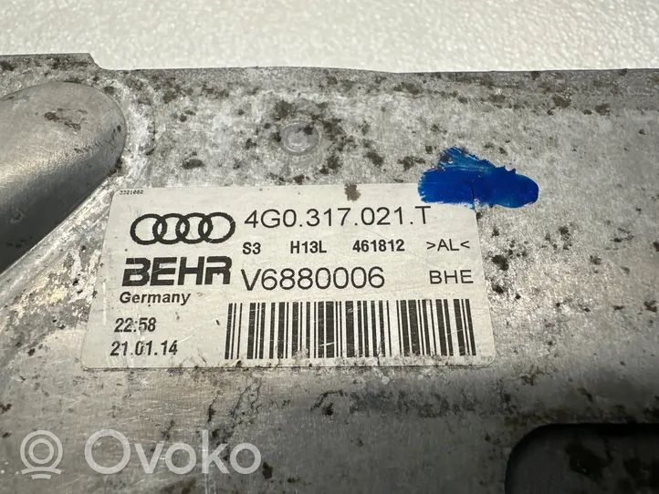 Audi A6 S6 C7 4G Refroidisseur d'huile moteur 4G0317021T