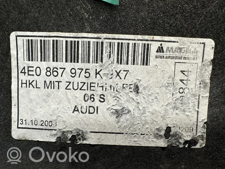 Audi A8 S8 D3 4E Kita salono detalė 4E0867975K