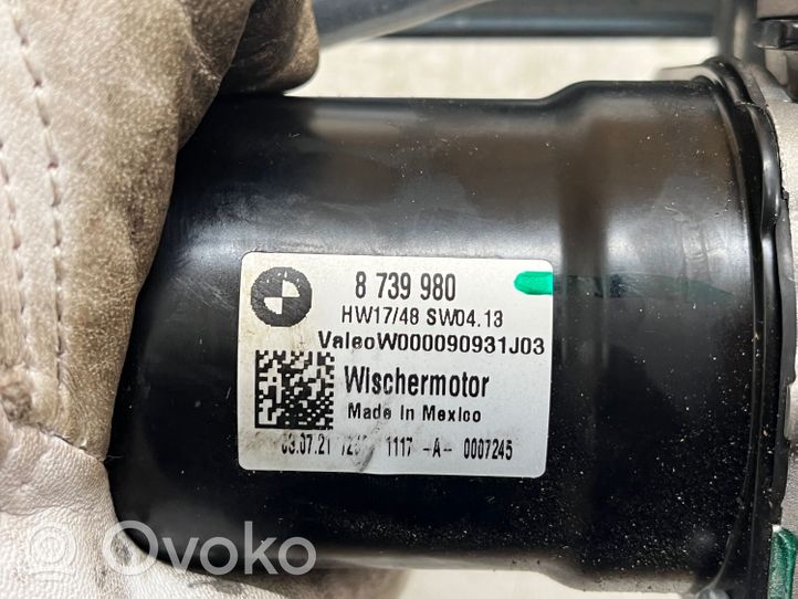 BMW X5 G05 Mechanizm i silniczek wycieraczek szyby przedniej / czołowej 8739980