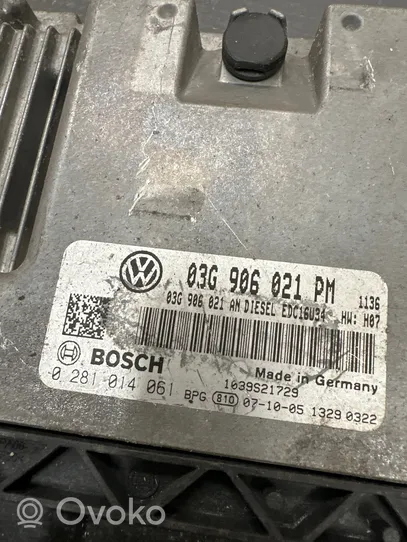 Volkswagen PASSAT B6 Centralina/modulo del motore 03G906021AN