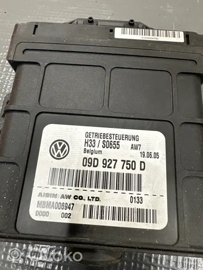Volkswagen Touareg I Autres unités de commande / modules 09D927750D