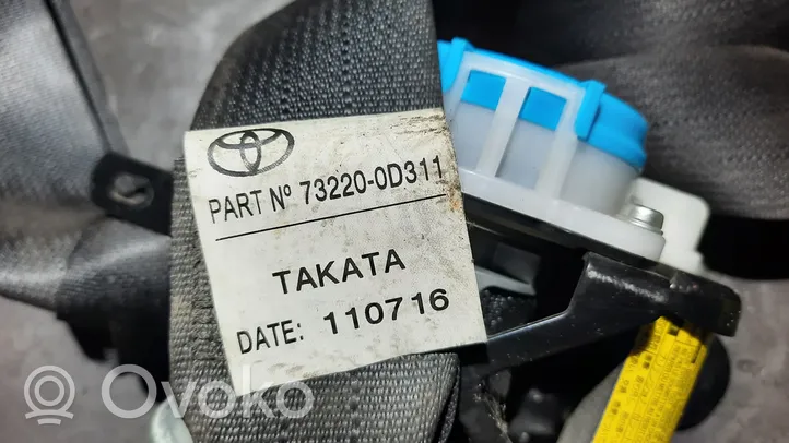 Toyota Yaris Pas bezpieczeństwa fotela przedniego 732200D311