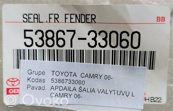 Toyota Camry Podszybie przednie 5386733060