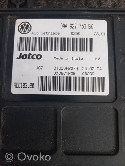 Volkswagen Golf IV Module de contrôle de boîte de vitesses ECU 09A927750BK