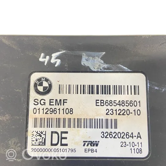 BMW 5 F10 F11 Moduł / Sterownik hamulca ręcznego 6854856