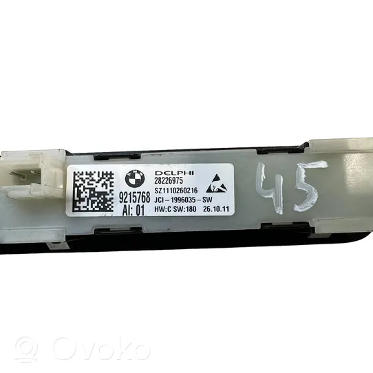 BMW 5 F10 F11 Muut kytkimet/nupit/vaihtimet 9215768